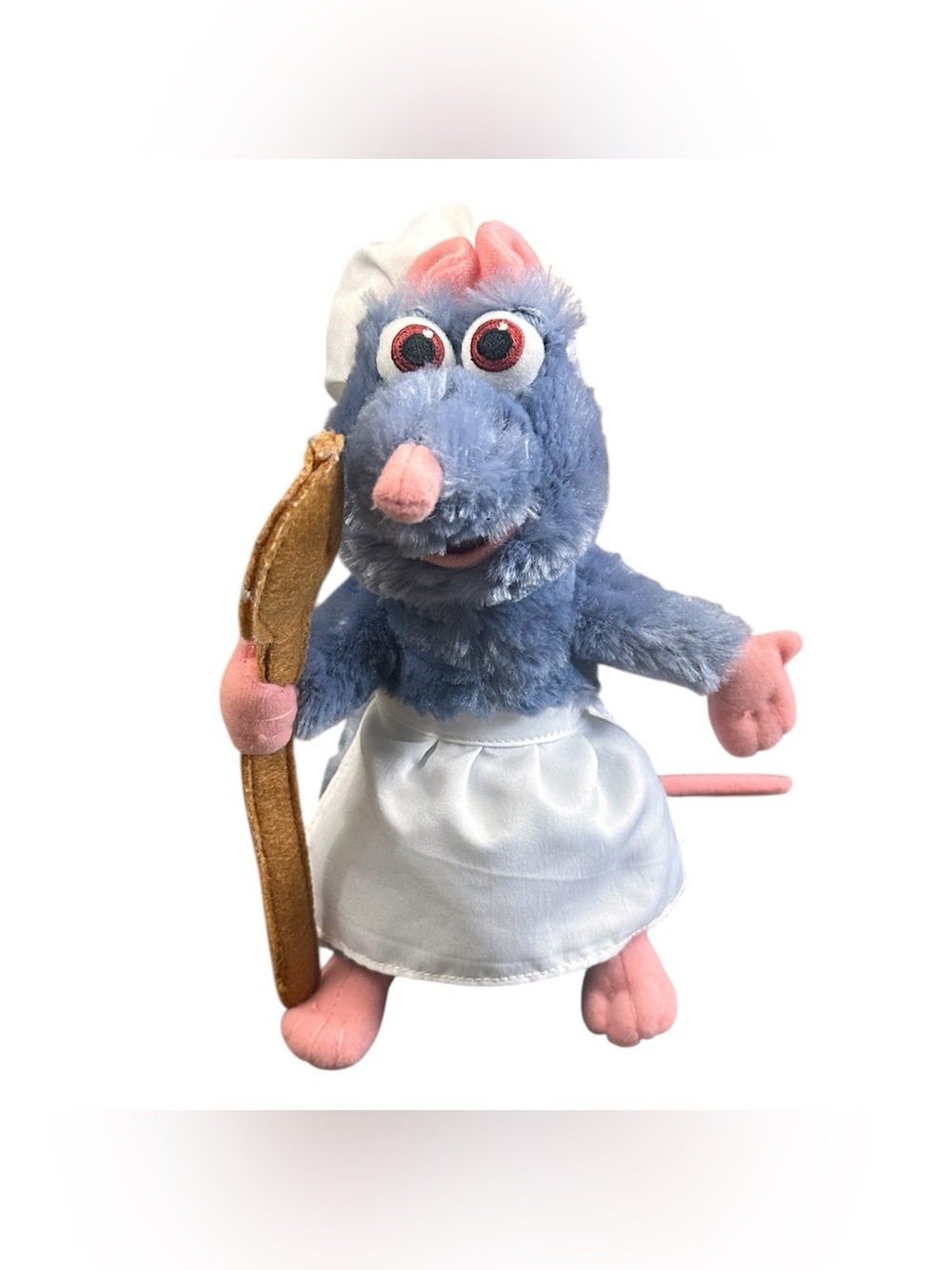 Disney Parks Ratatouille Remy Chef Plush Rat Stuffed Animal with Spoon